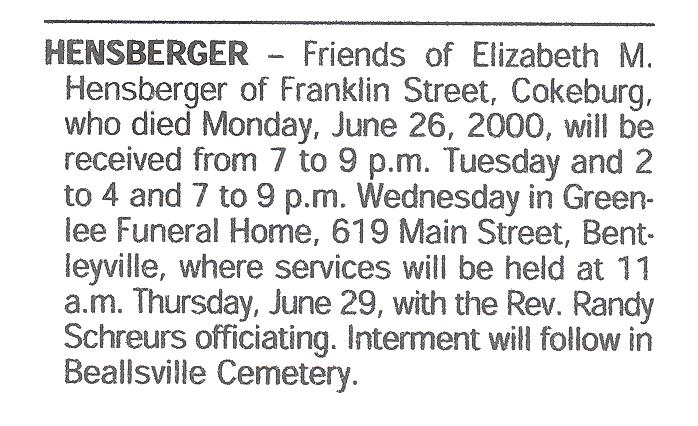 Elizabeth Hensberger